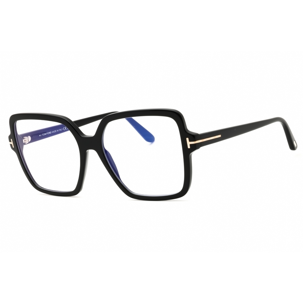 Tom Ford FT6063 Eyeglasses Black Acetate Oversized